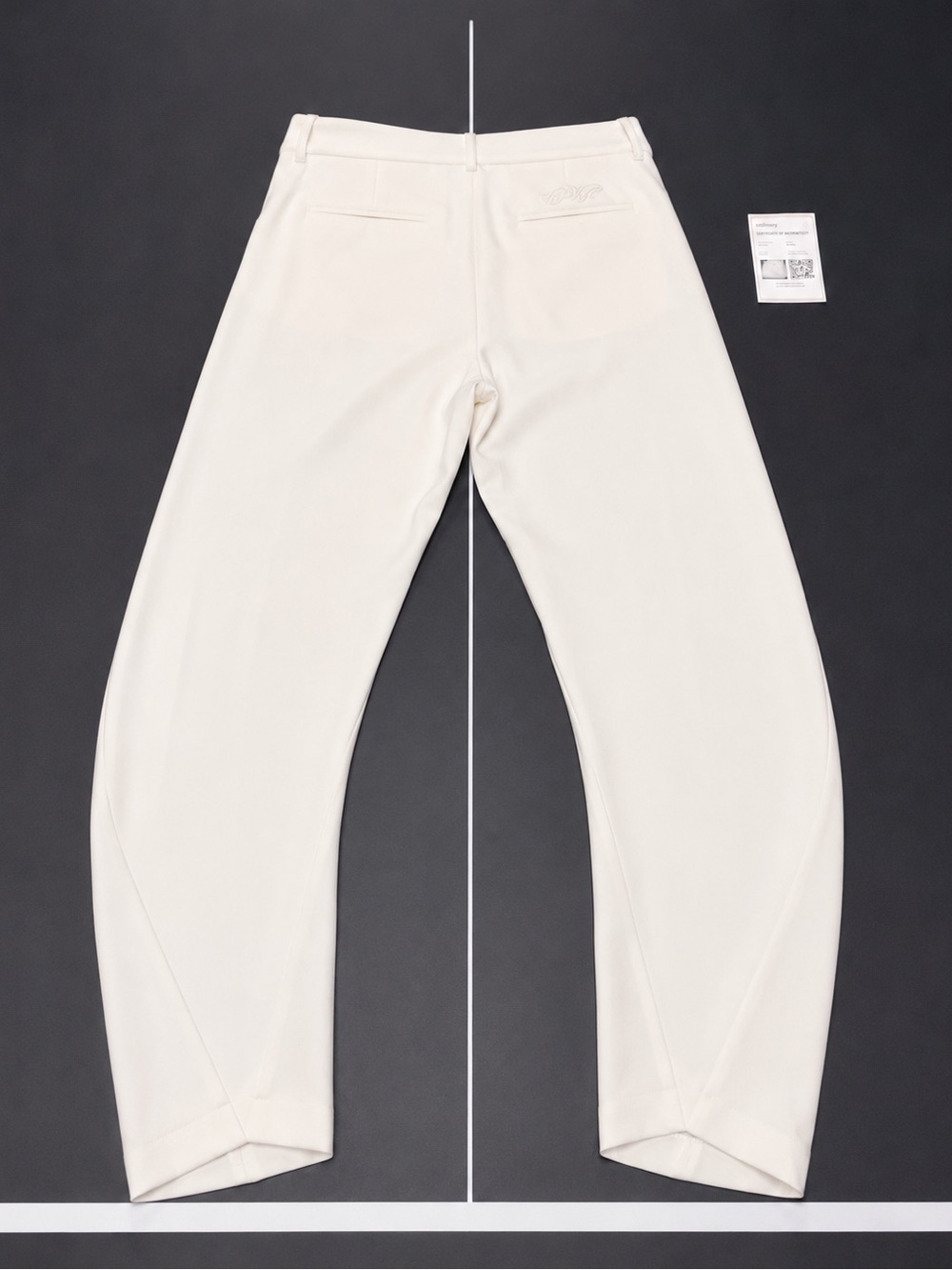 Off-White Curved Leg Pants | White | 40 EU (30x31) | Orig. $732.00 - Picture 2 of 9